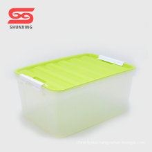 High quality transparent multipurpose plastic PP kids storage box with lid
